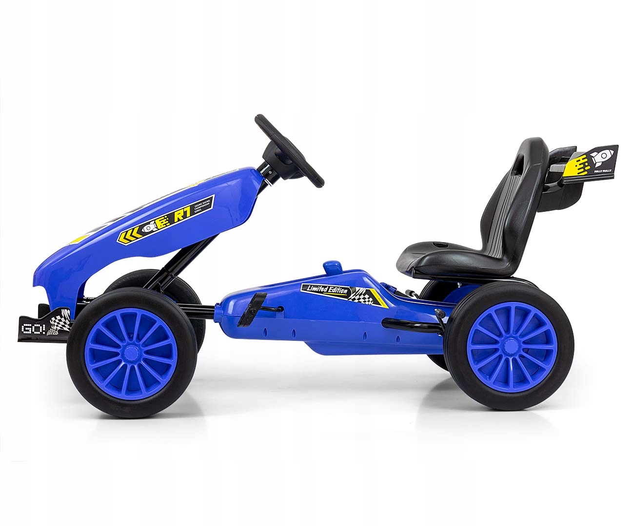 Gokart na pedały Rocket Navy Niebieski Milly Mally