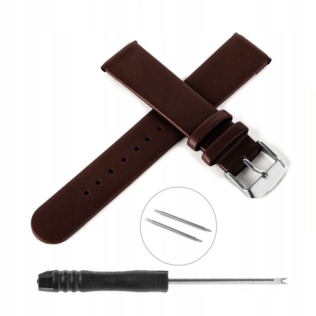 PASEK DO ZEGARKA 20MM – SKÓRZANY – RÓŻNE KOLORY