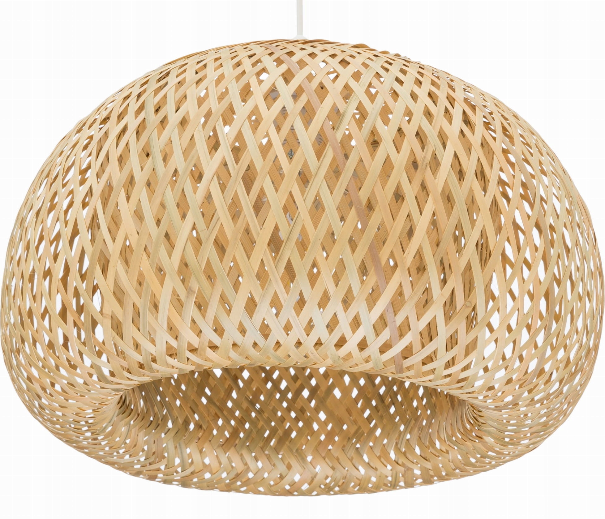 Lampa wisząca Boho bambusowa duża 40cm DMT53