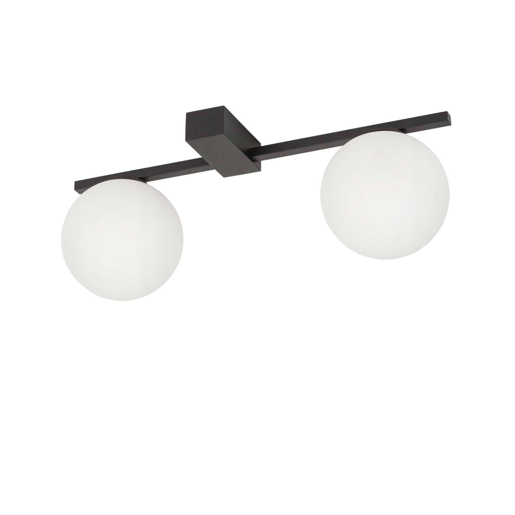Stropná lampa Nowodvorski Pik 2xG9 čierna chodba 13 cm moderná