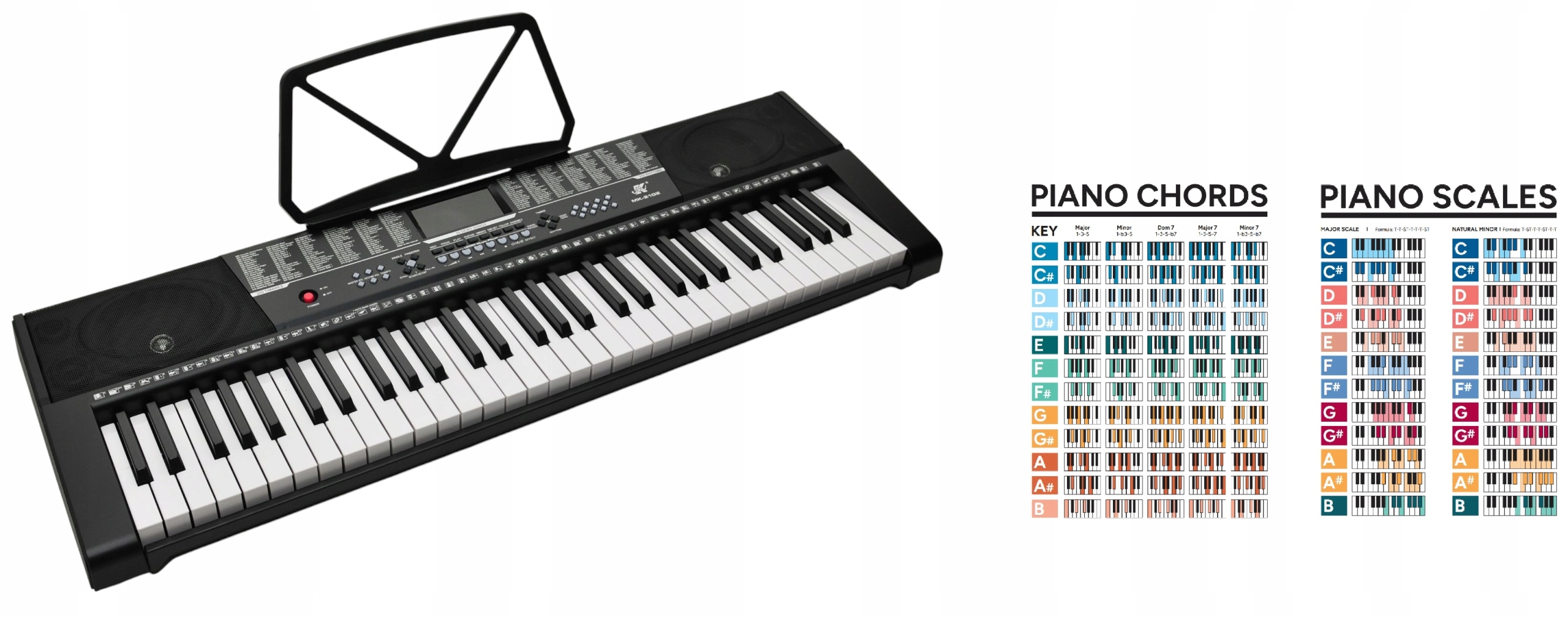 Keyboard Meike MK-2102 - 5 OKTAW + GRATIS