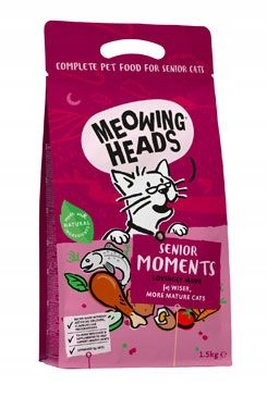 Levně Meowing Heads Senior Moments 1,5kg