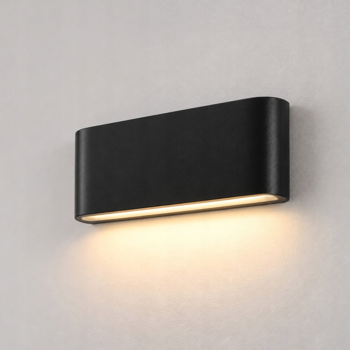 Vedras Moderní černé zahradní Led nástěnné svítidlo 6,5W 3000K IP54