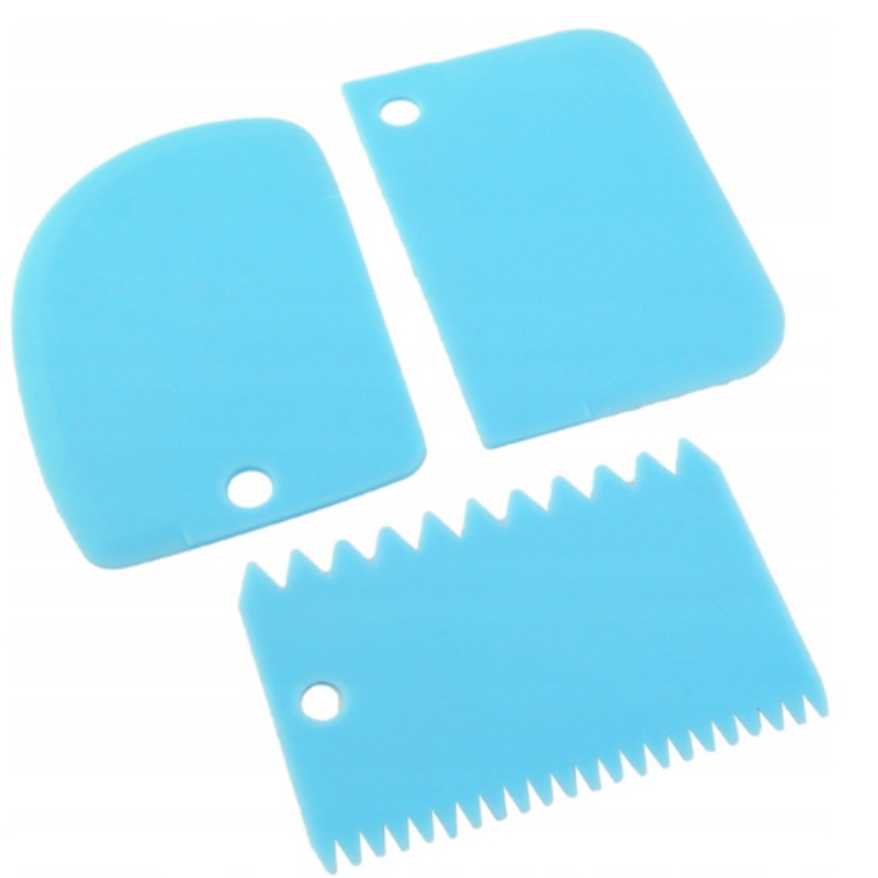 ŁOPATKA DO DEKORACJI TORTU CIASTA SZPATUŁKA ZESTAW SZPATUŁEK - 3 SZTUKI Marka Eurobatt