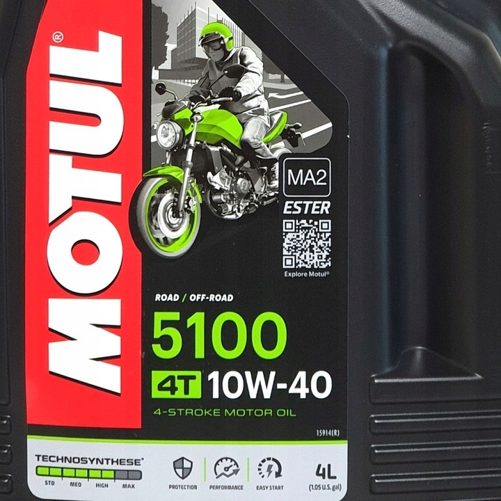 Olej silnikowy Motul 5100 4T MA2 4 l 10W-40 Model 5100 4T MA2