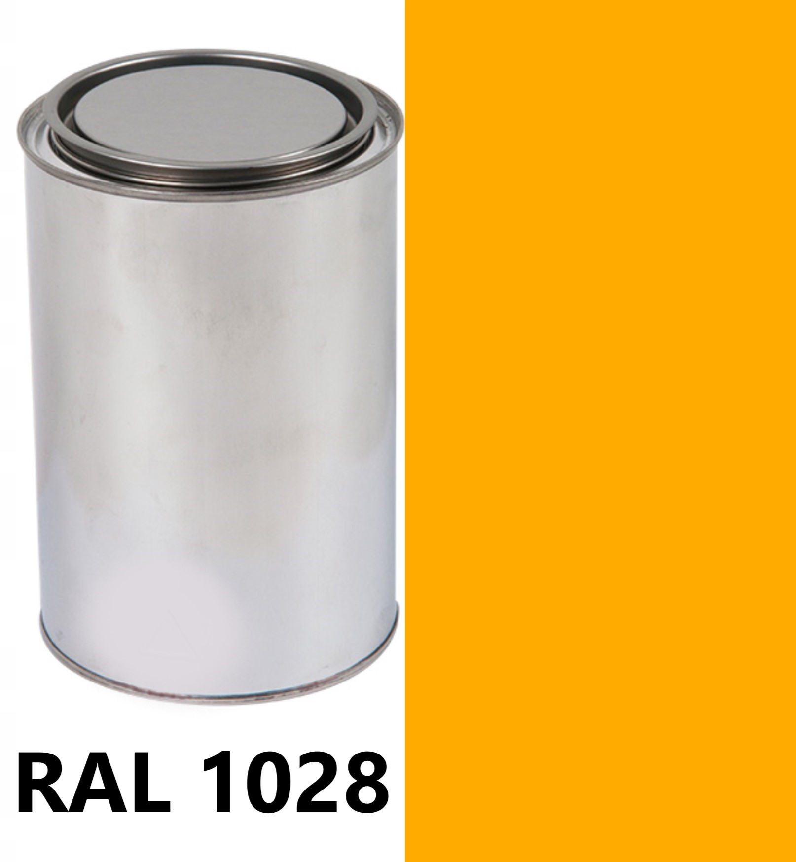 RAL 1028 ŻÓŁTY MELONOWY POLIURETAN AKRYL 2:1 FARBA 1L MAT