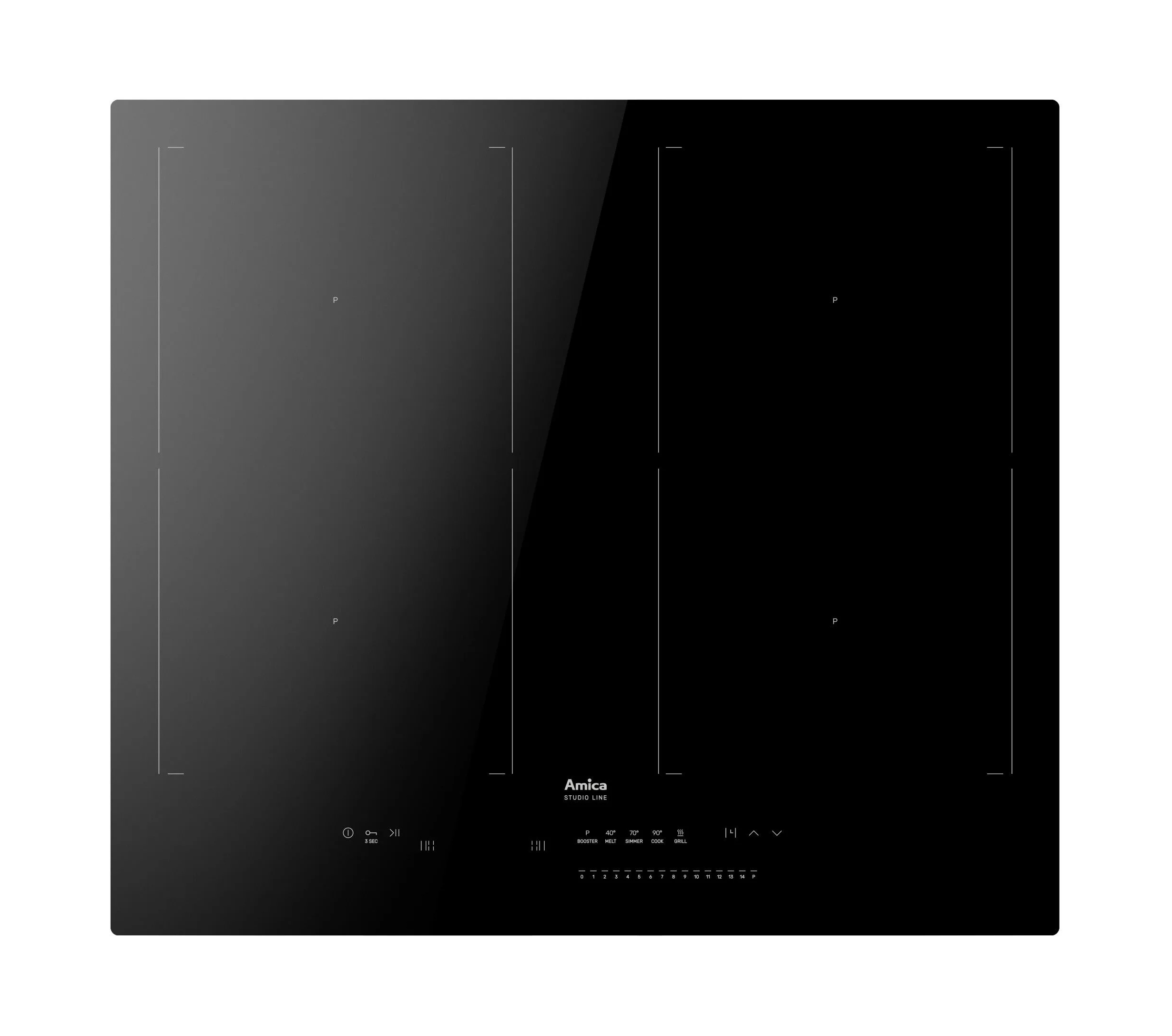 Płyta indukcyjna AMICA PI6542PHTSUN 3.0 STUDIO Slider Booster + GRATIS! Marka Amica