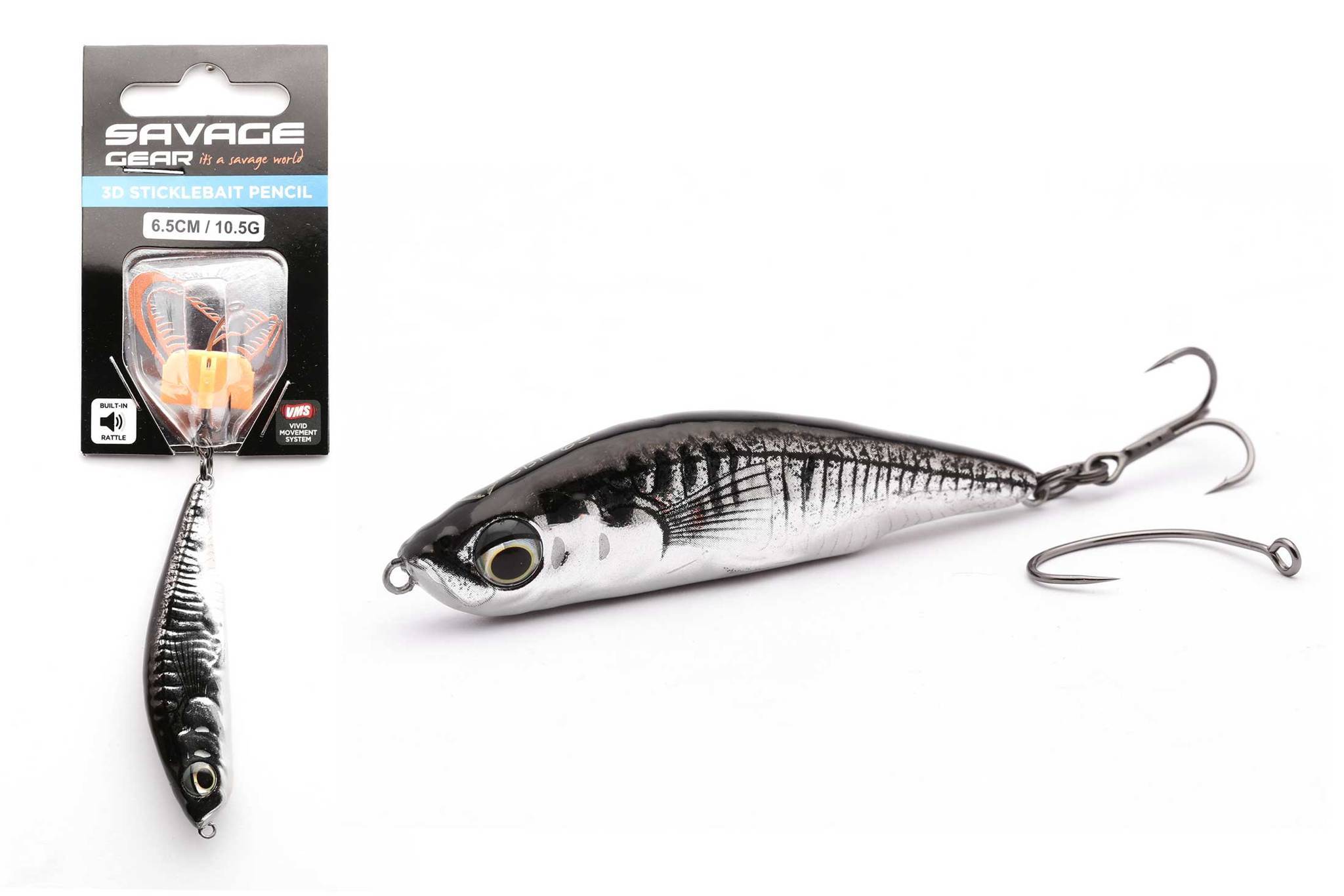 Wobler Savage Gear 3D Sticklebait PENCIL-6,5 cm
