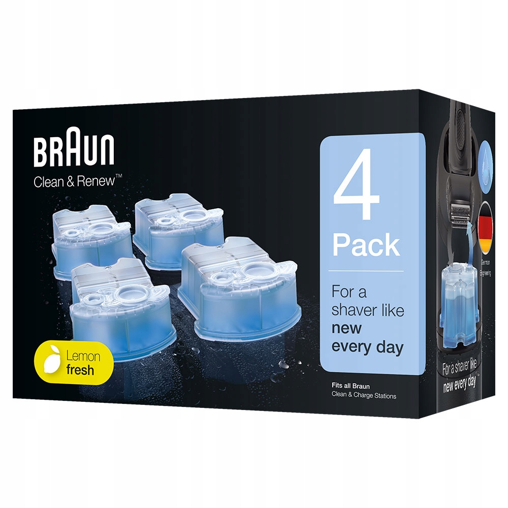 Braun doplňkové náplně 3v1 do čisticího centra SmartCare, 4-balení