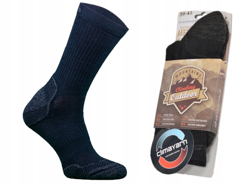 

Trekkingowe Comodo TR7 Wełna Merino ciepłe 43-46gn