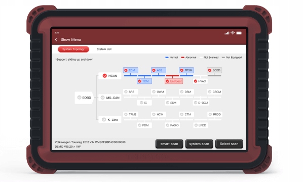 THINKTOOL MASTER X SmartLink C + HML CIĘŻAROWE Kod producenta THINKCAR / THINKTOOL MASTER X