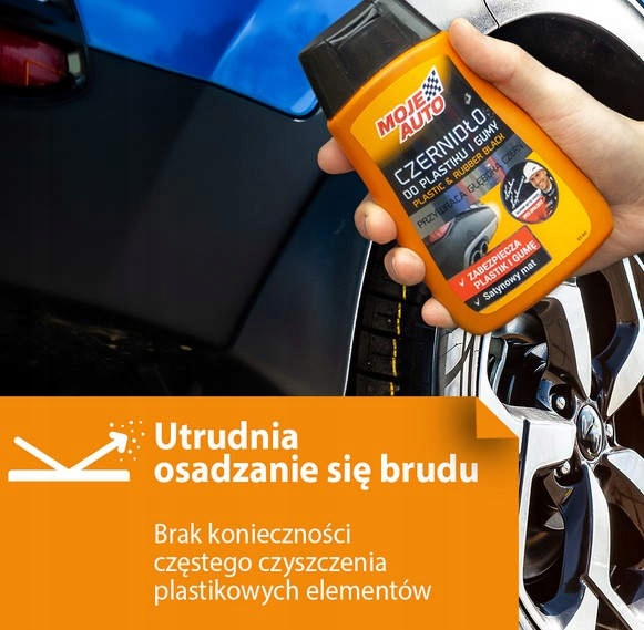 CZERNIDŁO do PLASTIKU GUMY ODNAWIA MOJE AUTO 250ml Numer katalogowy producenta BRAK