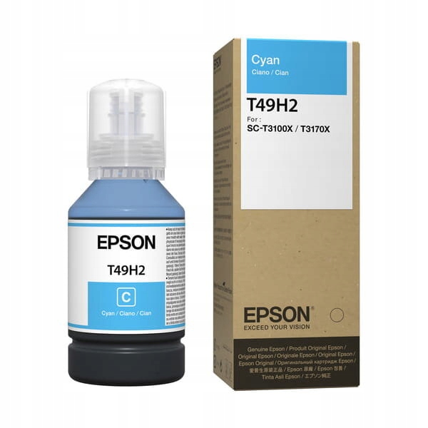 Tusz Epson SC-T3100x T49H2, C13T49H200 niebieski (cyan)