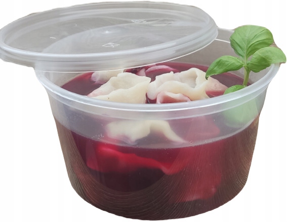 

pojemniki na zupę 500 ml z pokrywką 5 szt