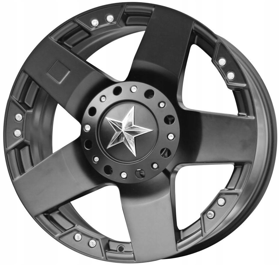Černé Matové Felgi 4x4 18 5x150 9J ET-12 Terenové
