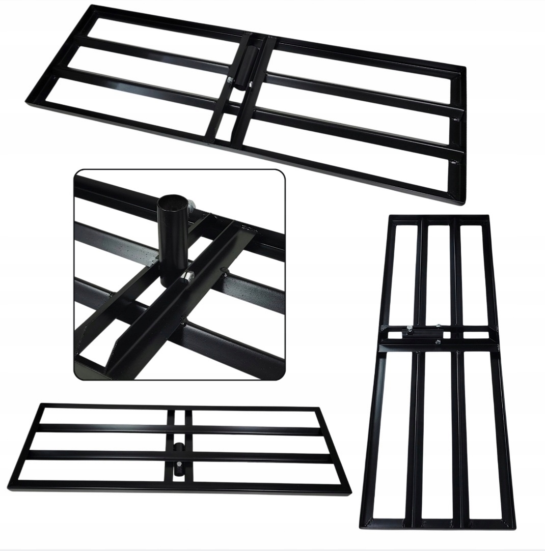 Ręczny niwelator terenu Trawnika Level Rake Mocny metal 120x30cm Levellawn