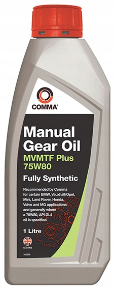 Comma Manual Gear Oil Mvmtf Plus 75W80 1L