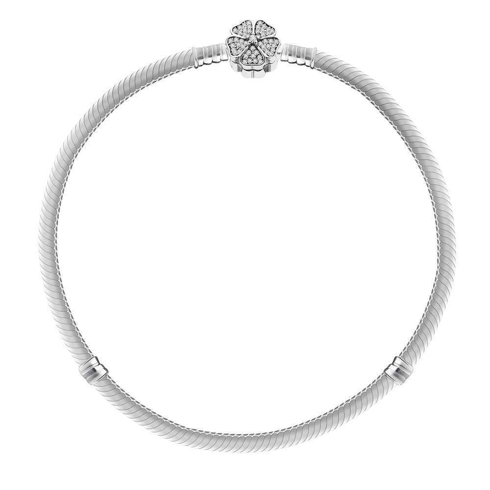 Stříbrný Modulární Náramek Květina 663 21 cm