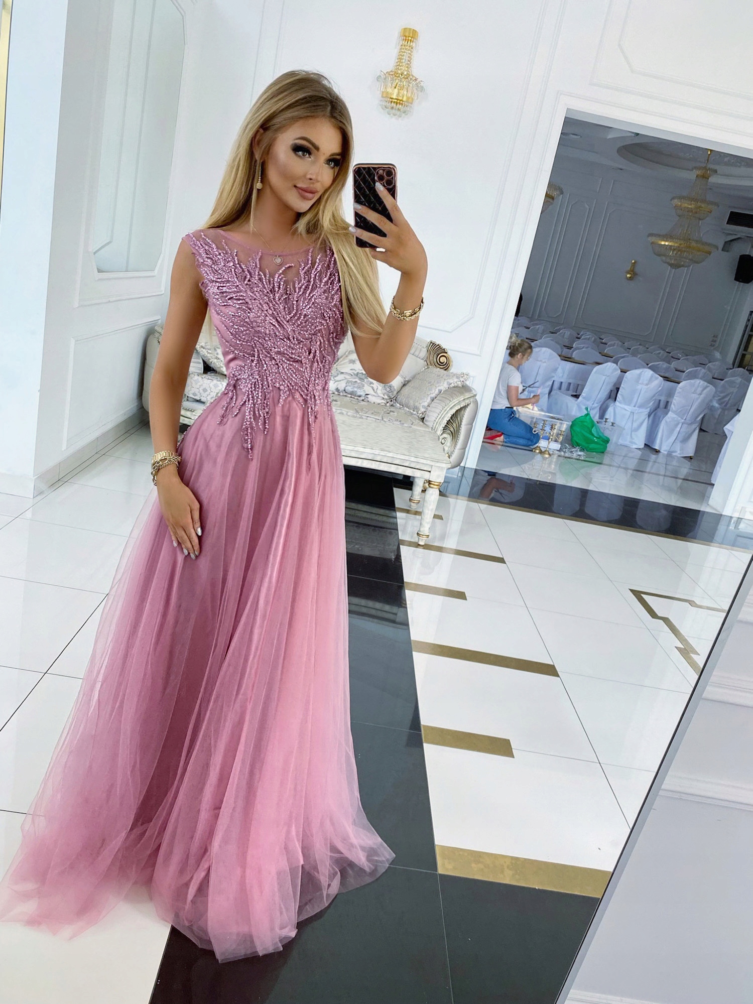 Šaty Na Svatební Hostinu London Dlouhá Vřesová 42 XL