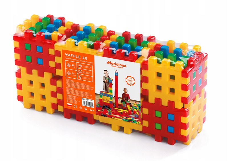 

Mario-inex 48 el. klocki przestrzenne Wafle