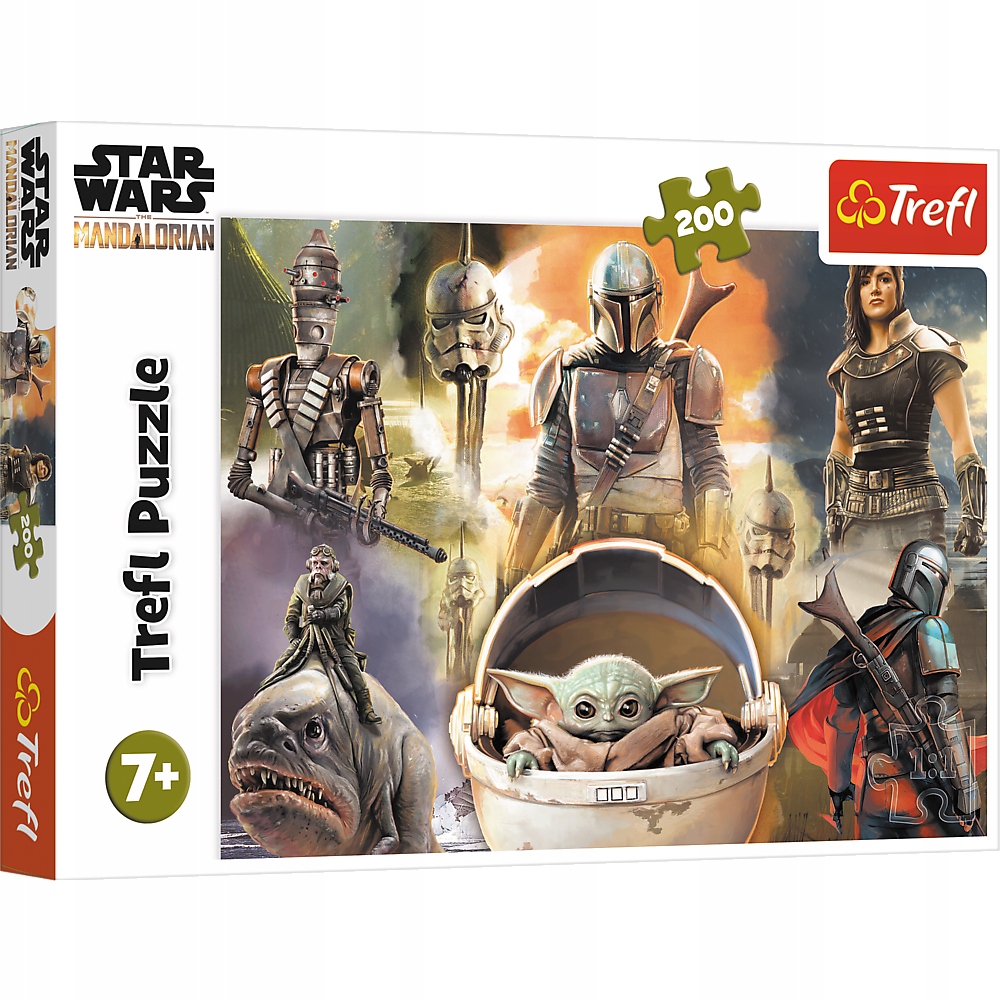 Puzzle 200 Układanka Star Wars Yoda Gwiezdne Wojny Jedi 7+ Trefl-Zdjęcie-0