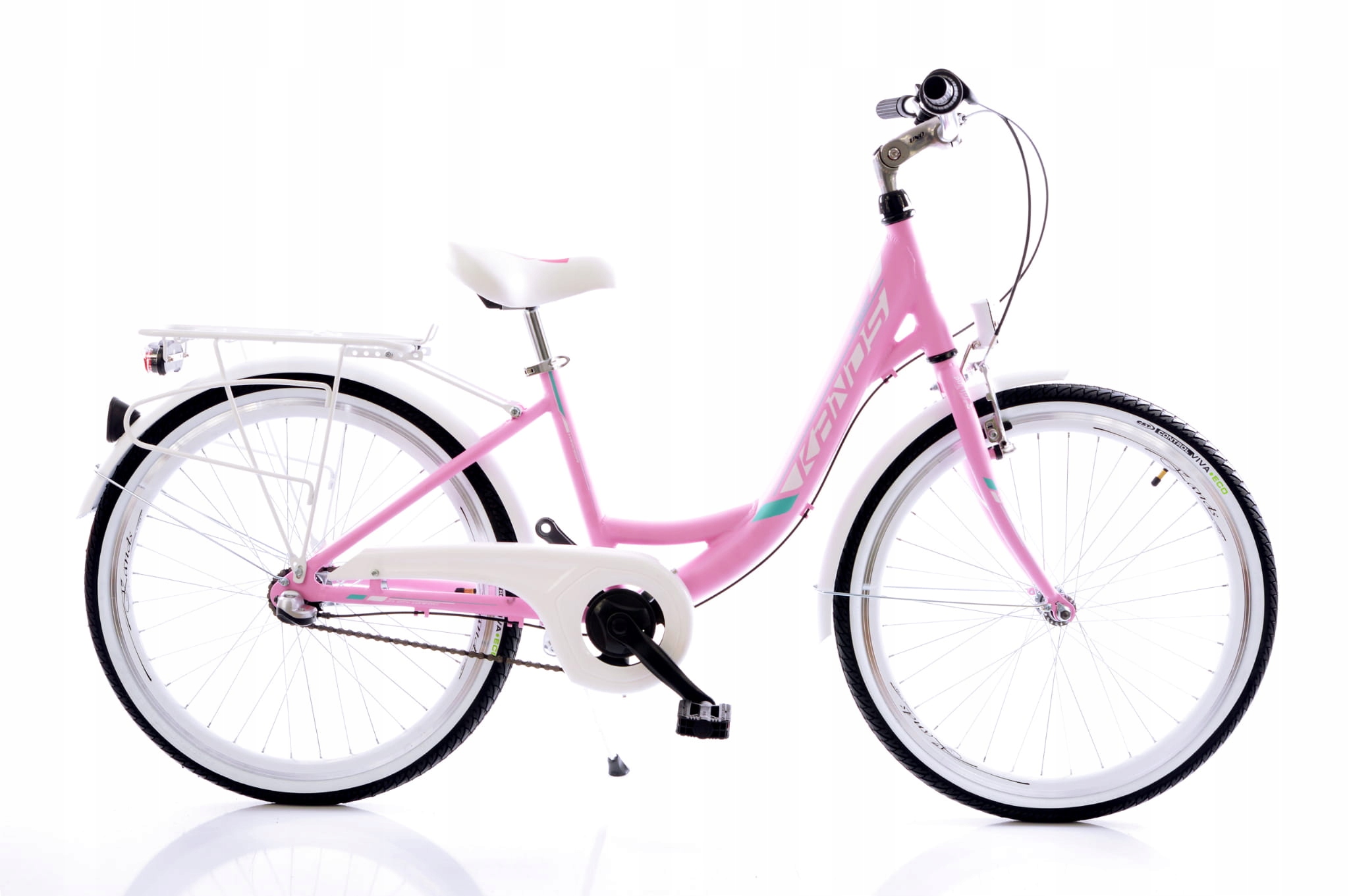 Rower 24" Miejski Kands Vanessa Alu rama 14" różowy R19