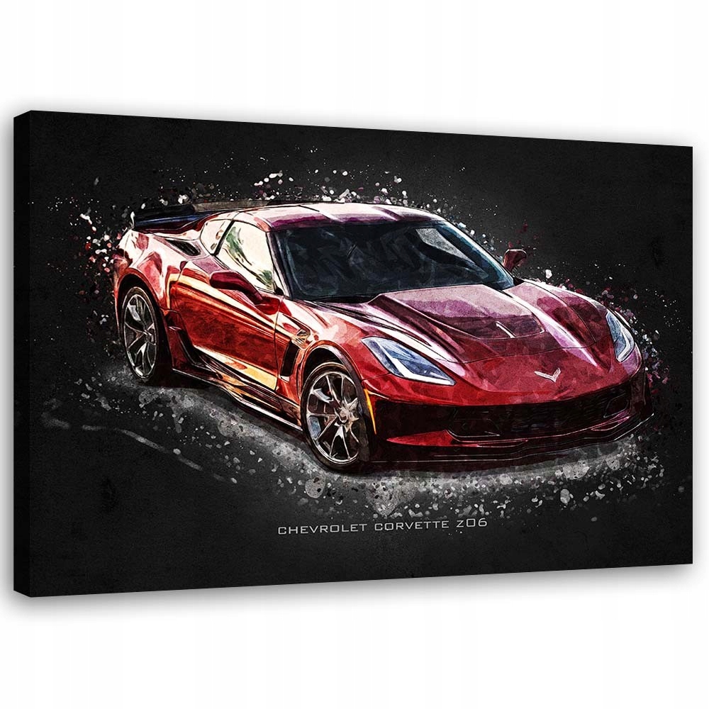 Plátnový obrázek Auto Chevrolet Corvette Z06 60x40