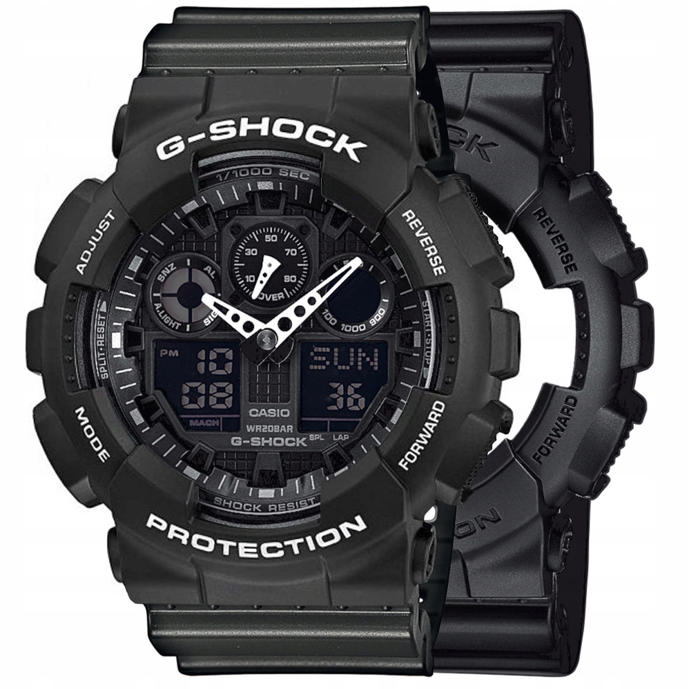 Hodinky Casio G-Shock Set GA-100-1A1ER Luneta 10508136 Řemínek 10467764 20