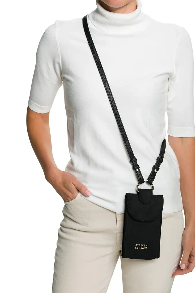 Taška Steffen Schraut kožená semišová malá