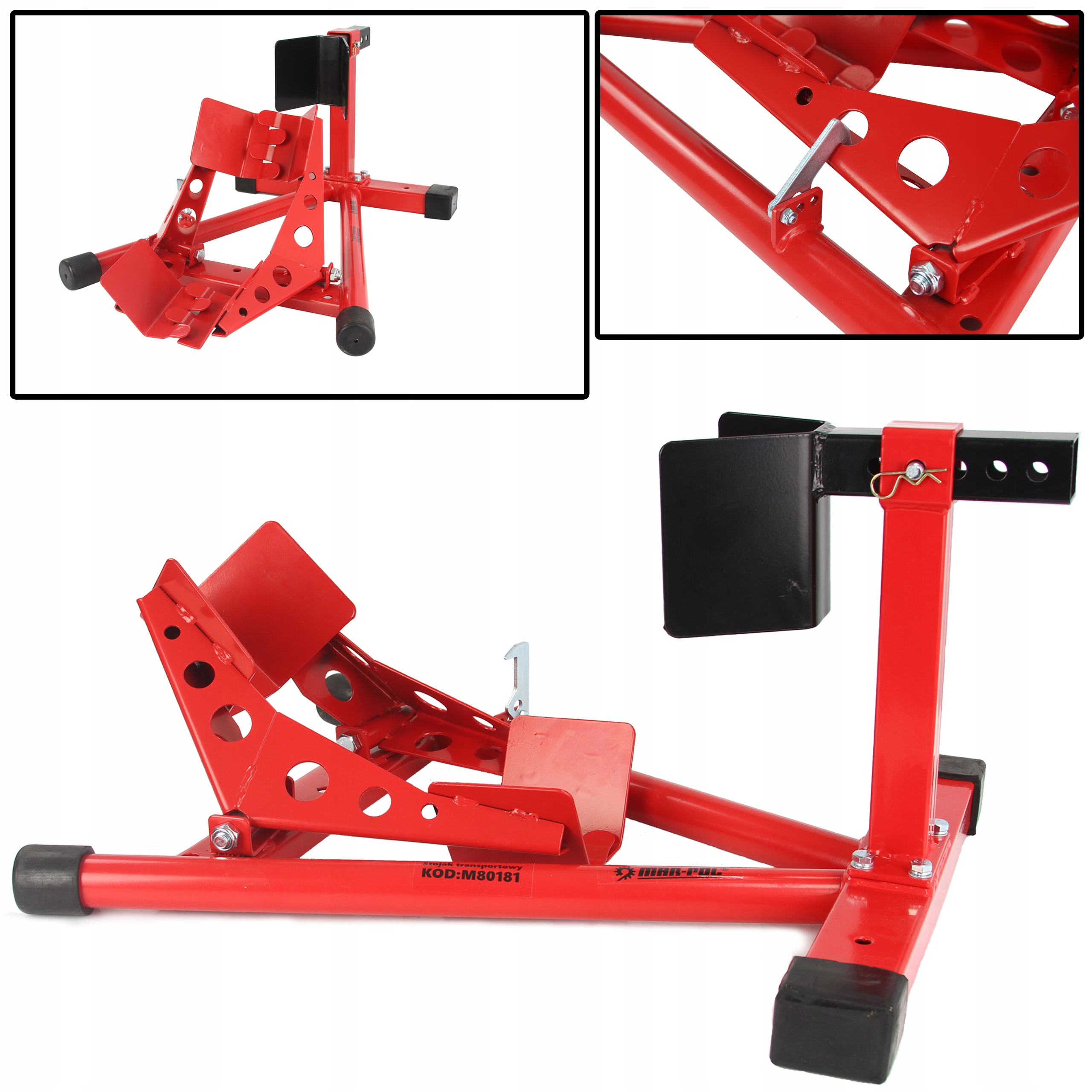 PODNOŚNIK STOJAK MOTOCYKLOWY TRANSPORTOWY UCHWYT