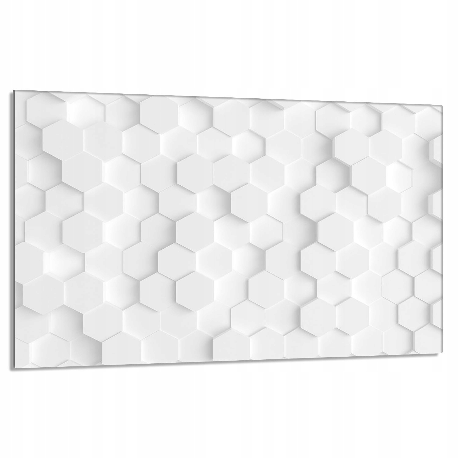 Skleněná ochranná deska na sporák 80x52 Bílá Do Kuchyně