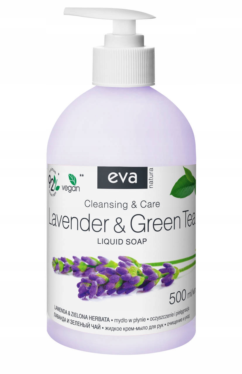 

Eva Natura mydło lawenda&zielona herbata 500ml