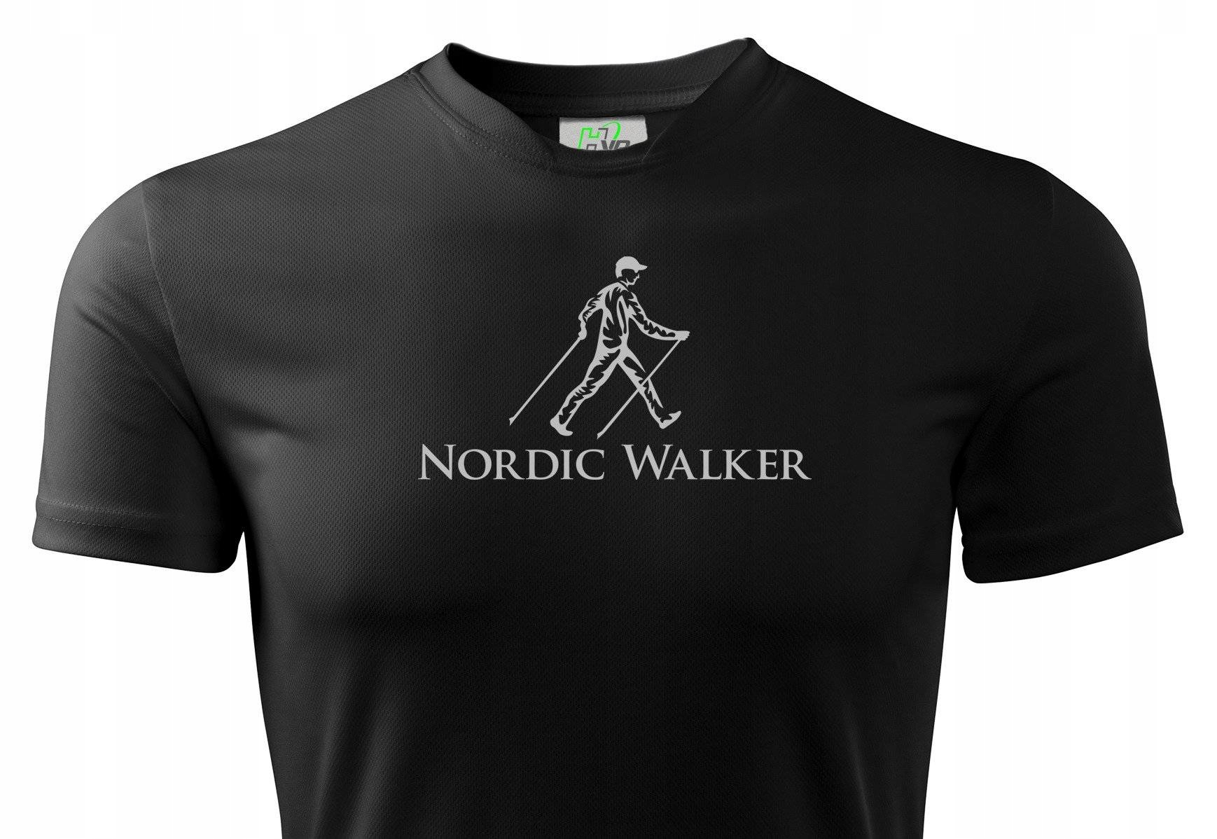 SPORTOWY TSHIRT ODBLASKOWY NORDIC WALKING HVR WEAR Płeć mężczyzna