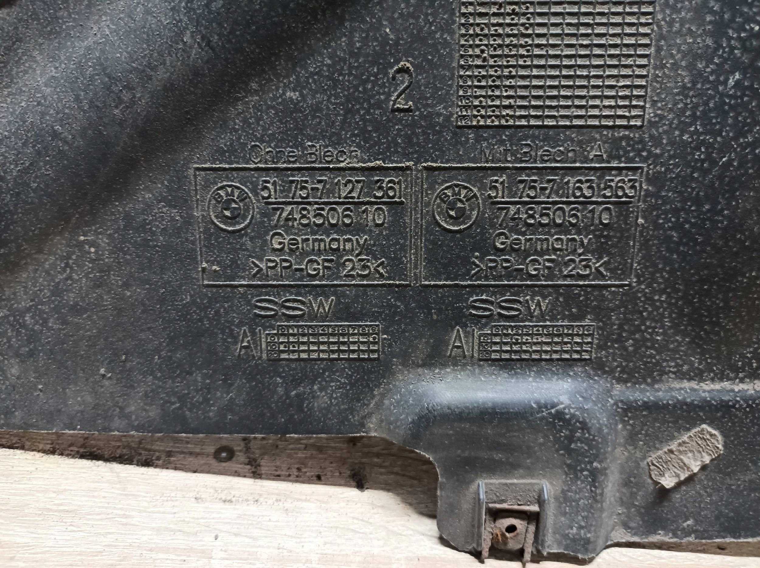 Kryt podvozku BMW 1 E81 E87 7127361