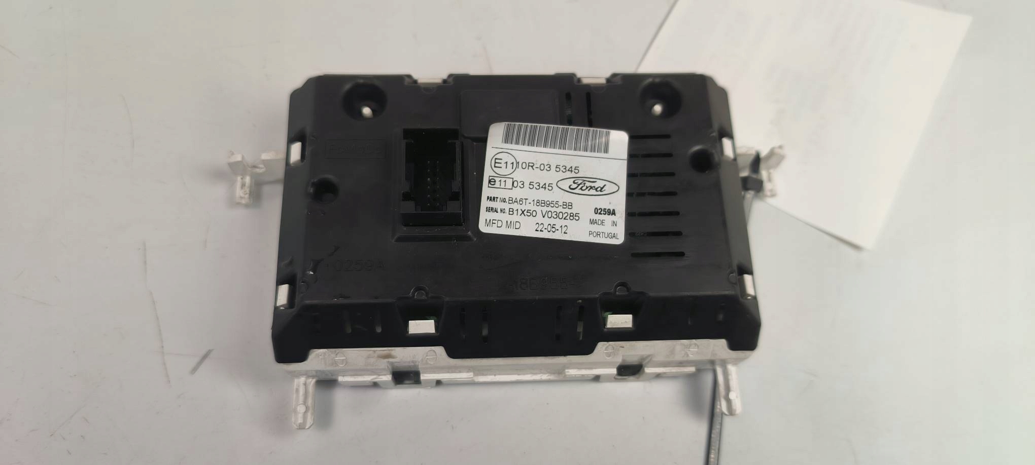 display PANEL BA6T-18B955-BB FORD FIESTA MK7 VII