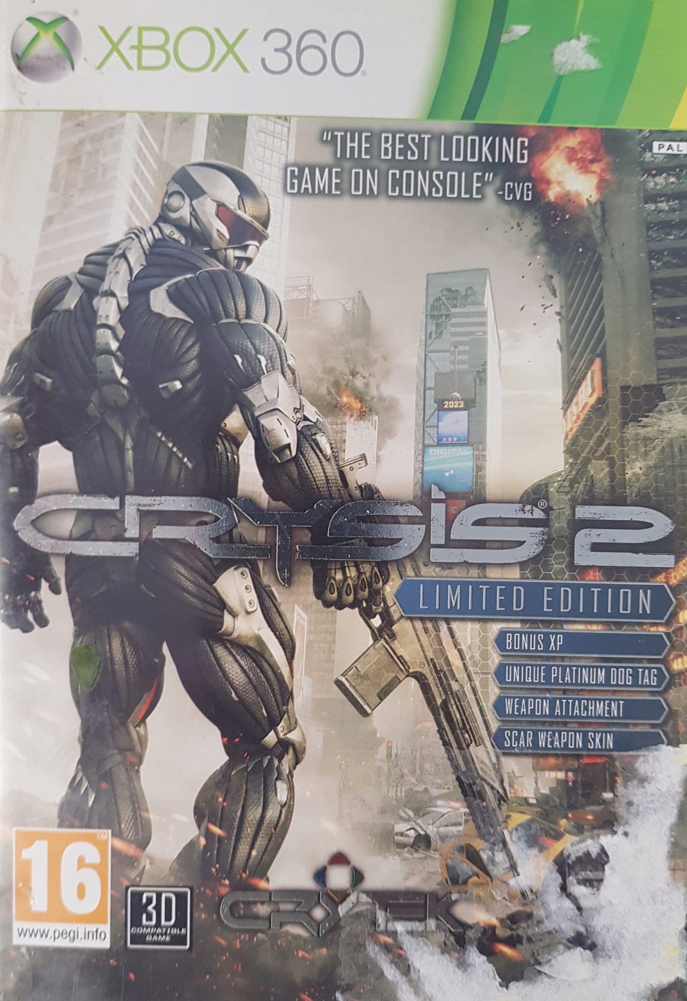 Crysis Limited Edition Xbox 360 pudełkowa Stan: Używany