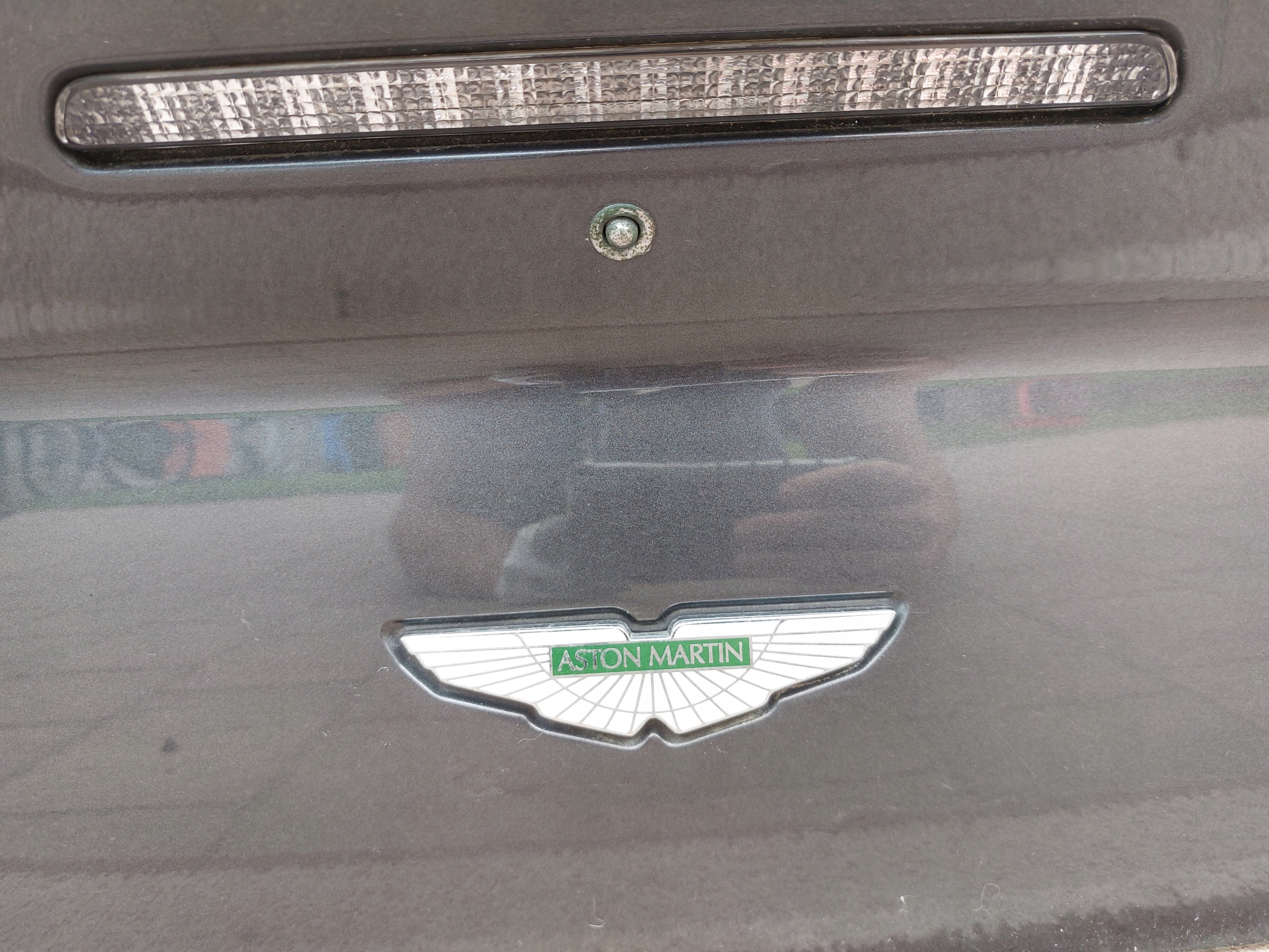 boot door ASTON MARTIN VANTAGE V8 COUPE 15r grey METEORITE SILVER