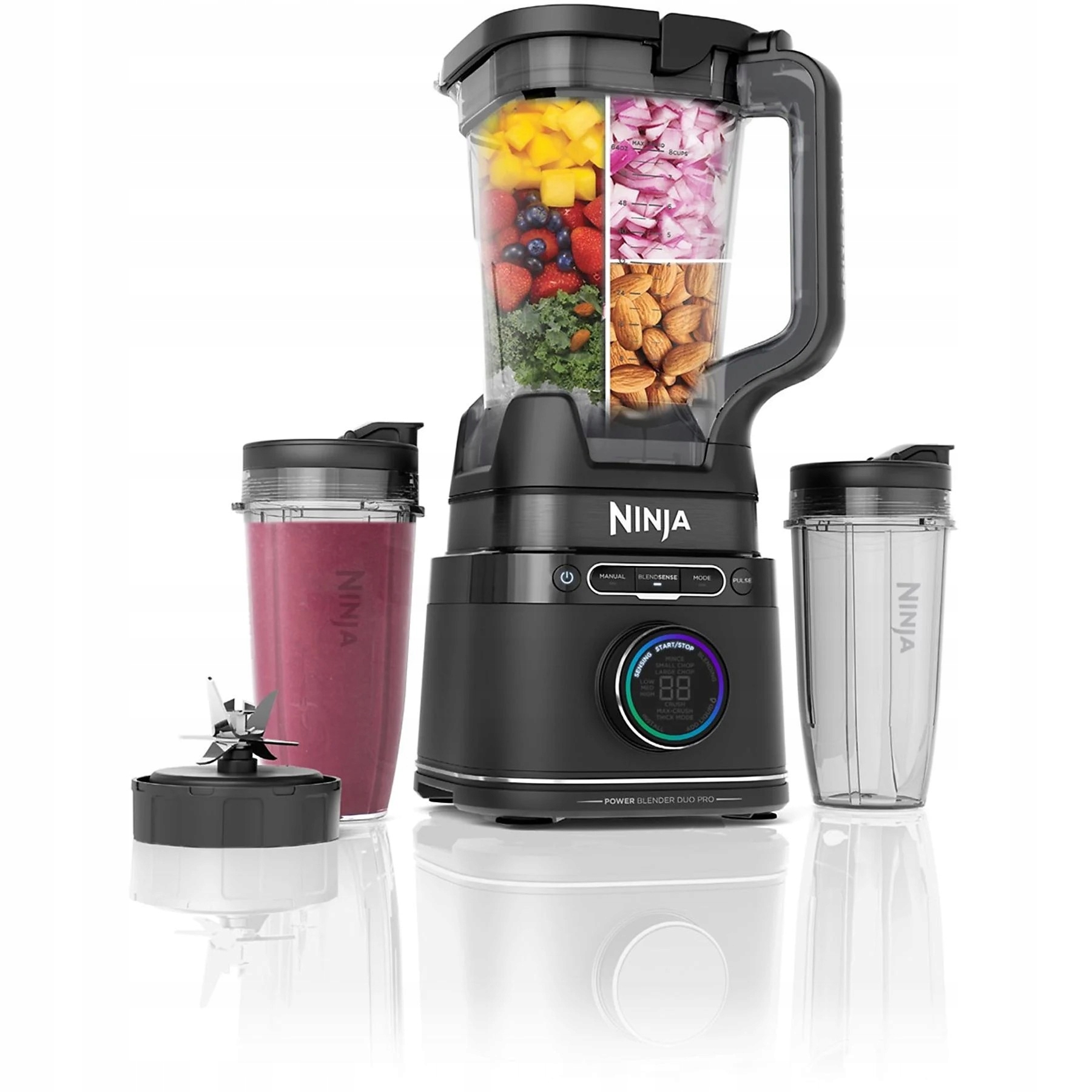 Stolní mixér Ninja TB301EU 1200W+2 Bidony Drcení ledu Příslušenství