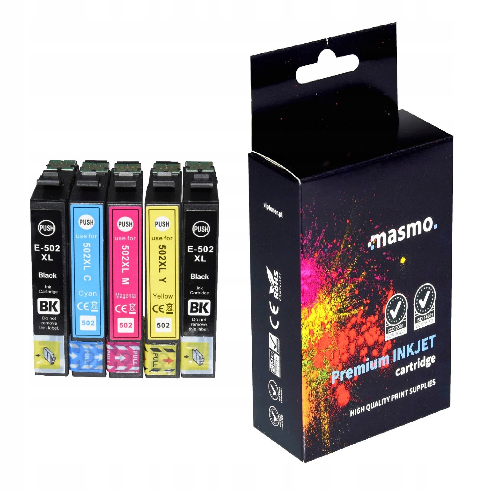 

5x Tusze Do Drukarki Epson T502XL XP5100 XP5105