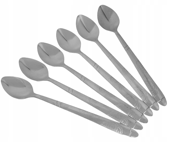 łyżeczki deserowe długie do lodów deserów  18cm  6szt  -  MB-6163 — 2