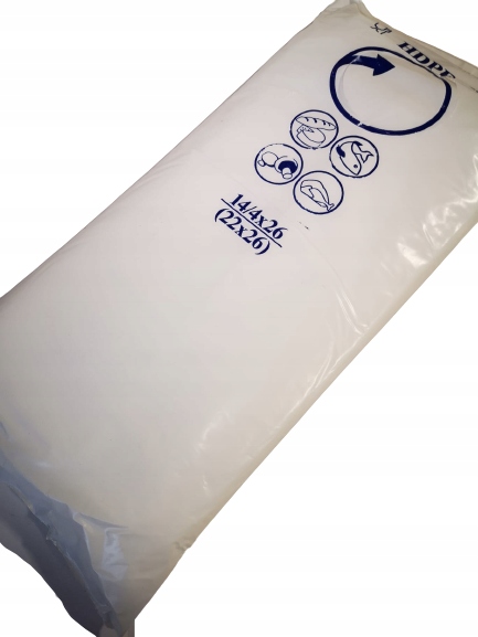 

Woreczki foliowe Hdpe 14/4/26cm (22/26cm) 800 szt.