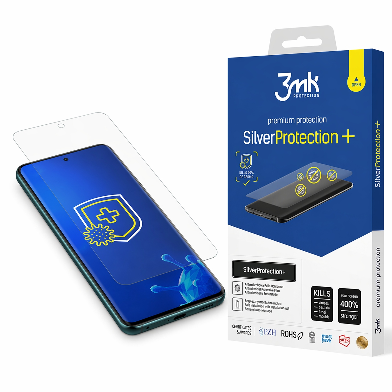 Antymikrobowa folia ochronna do Motorola Edge 40 Neo 3mk SilverProtection+