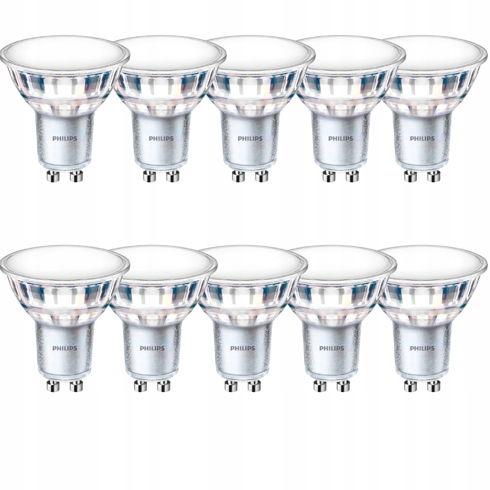 

10xŻarówka Led GU10 4,9W 550lm 120ST Philips zimna