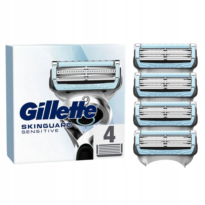 Gillette Skinguard Sensitive Wkłady do maszynki 4 szt