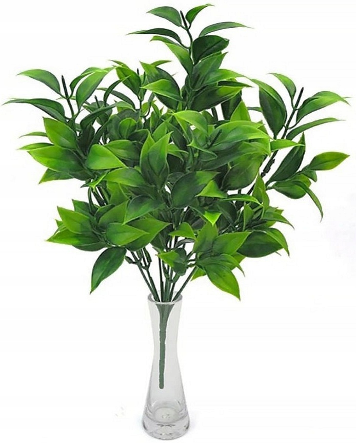 

Sztuczna Gałązka Ruskus Stroik Komunia Ślub 34cm