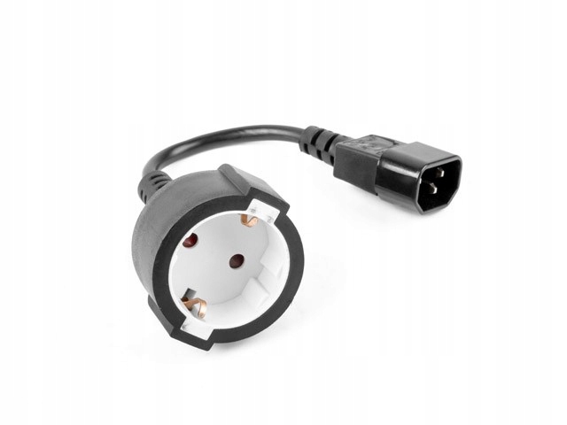 

Kabel Zasilający 3-PIN 20cm Iec 320 - C14 Adapter