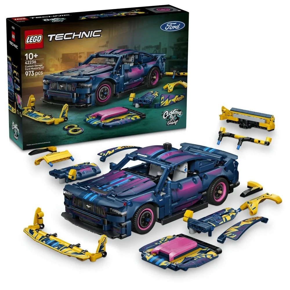* Lego 42236 Technic Tuningová dílna: automobil Ford Mustang Gt