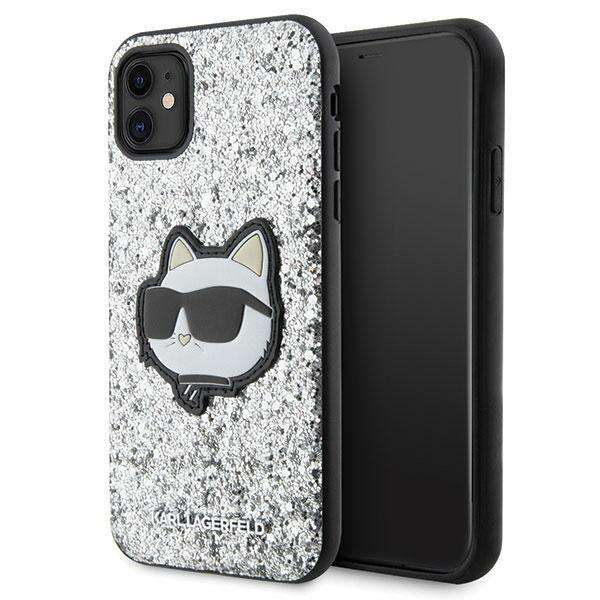 Zadní Kryt Karl Lagerfeld pro Apple iPhone 11 stříbrný