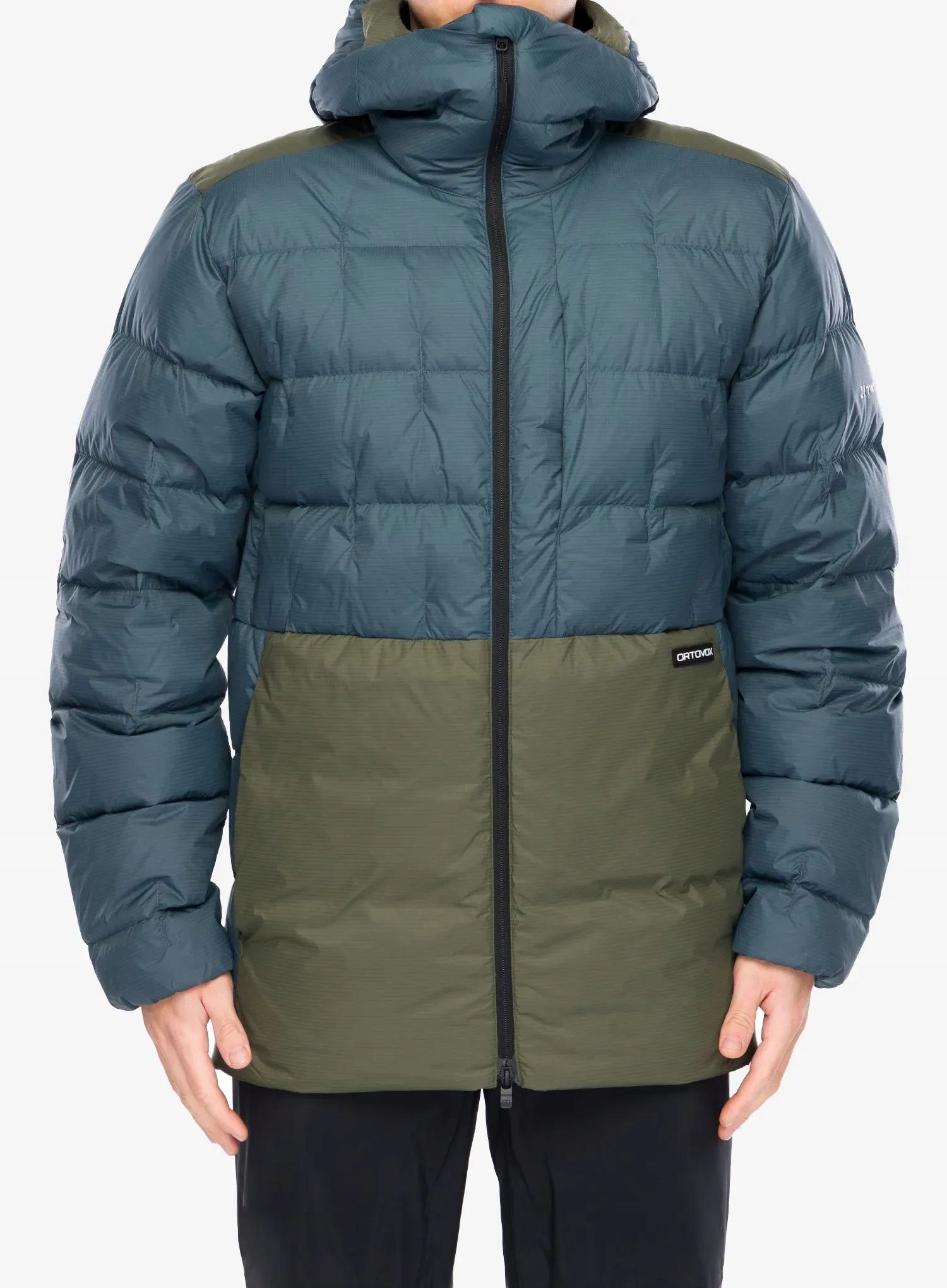 Péřová bunda Ortovox Downwool 270 Jacket tmavě arctic šedá L