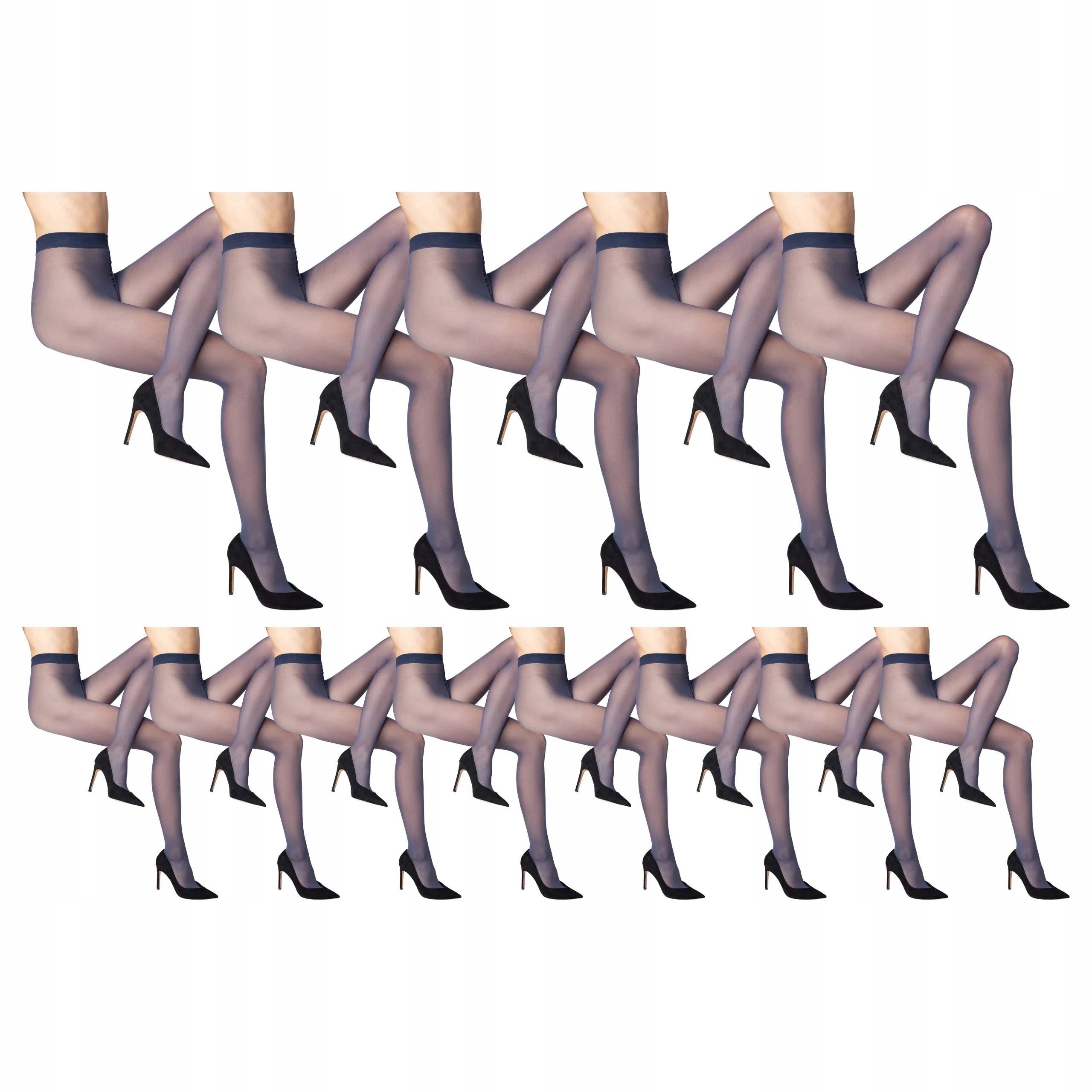 13 x Punčocháče Matné polokrycí Tonic 20 Marilyn 3/4 tmavě modré